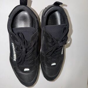 DSQUARED2 Black Men's Lace-Up Sneakers